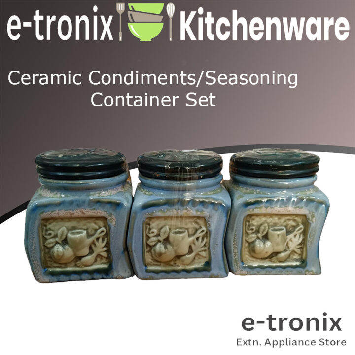 Ceramic Condiments/Seasoning Container Lazada PH