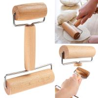 Double Head Rolling Pin Pastry and Pizza Baker Cookies Crush Baking Roller Crackers Kitchen Utensils Nuts Wooden Bread  Cake Cookie Accessories