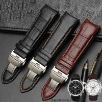 2023 ✣♘◐ Sabuk Tali Jam Tangan Kulit Sapi Asli untuk Tissot T035 Gelang Tali Jam Tangan Pengganti Gesper Kupu-kupu 22Mm 23Mm 24Mm