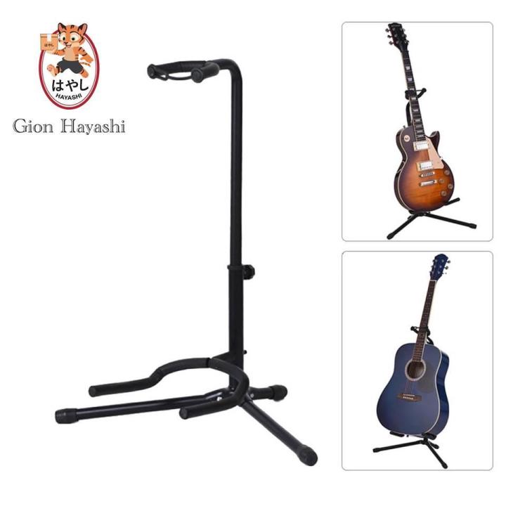 gion-ขาตั้งกีตาร์-มีคอรับguitar-upright-stand-black