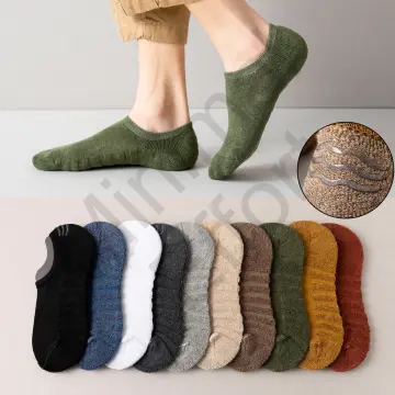 Thick hot sale invisible socks