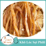 KHÔ CÁ LÓC SỢI PHI LÊ KHÔNG XƯƠNG ƯỚP VỊ NGON- LÀNG CÁ NAM BỘ 1KG, 200GR