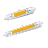 Cob led halogen bulb dimmable J78 J118 R7S led light 5W 78mm 10W 118mm led RX7S tube light AC220-240V