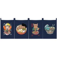 【YD】 Door Curtain Advertising Partition Sushi Restaurant Ramen Noodle Half