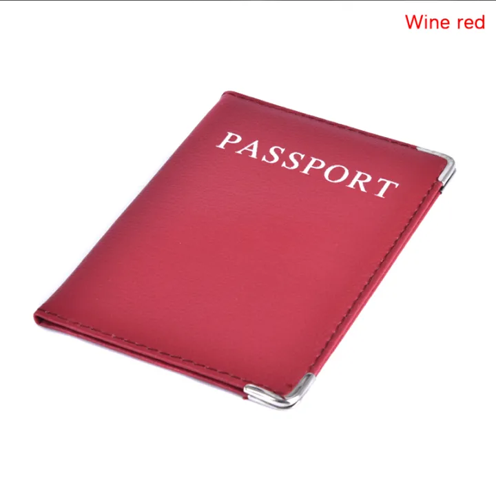 Family Flower Casual PU Leather Passport Covers Travel ID Card Passport