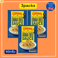 Colmans Cheddar Cheese Sauce Mix 40g โคลแมนส์ ผงสำหรับทำซอสเชดดาร์ชีส 40กรัม  ซอสปรุงอาหาร ซอสผงทำอาหาร ซอสปรุงรส ซอสนำเข้า ซอสพริก