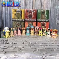 Hot 12Pcs One Pieces Figure Ace Luffy Den Den Mushi Law Doflamingo Telephone Snail Worm Action Anime Model Collection Kids Gift