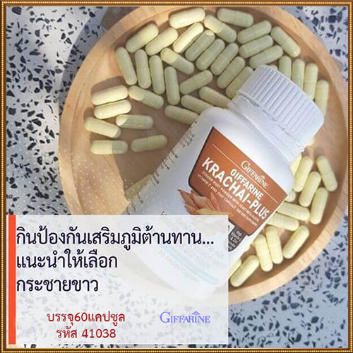 กระชายผง250มก-giffarinกระชายพลัสมีประโยชน์ต่อร่างกาย-รหัส41038-จำนวน1กระปุก-60แคปซูล-ควรไปตำด่วน