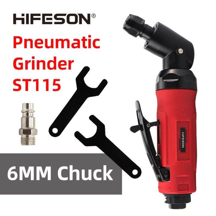 hot! ukkt 115° Elbow Pneumatic Engraving Grinder Wind Grinder Tire Repair Grinder Sander for