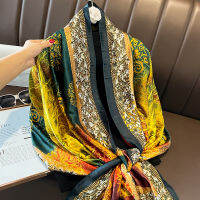 ผ้าพันคอผ้าไหมยาวผ้าคลุมไหล่ขนาดใหญ่และห่อ Pashmina Foulard ซัมเมอร์บีชท่องเที่ยวผ้าพันคอนุ่ม Echarpe Bufanda สำหรับหญิง