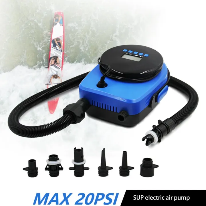 12V SUP Pump Portable Electric Air Pump 20PSI High-Pressure Electric ...