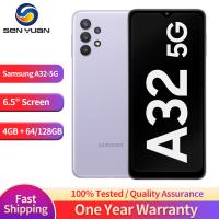 Original Samsung Galaxy A32 A326U A326B A326K 5G Mobile Phone 6.5 4GB RAM 64/128GB ROM 48MP 13MP CellPhone Octa Core SmartPhone