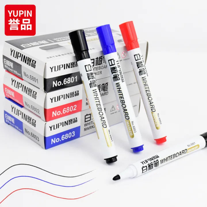 100 Pack whiteboard pen black waterbased erasable children's nontoxic