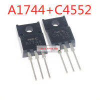 10ชิ้น A1744 C4552 TO-220F 2SA1744ทรานซิสเตอร์คู่2SC4552