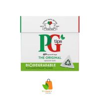 Pg Tips The Original Tea พีจี ทิปส์ ชาออริจินอล บรรจุในถุงทรงปิรามิด ขนาด116กรัม (40 ซอง)