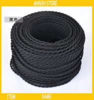 【✔In stock】 Wferg toy Store 10เมตร/ล็อต2X0.75มม. Vintage Twisted สายไฟสิ่งทอสายวินเทจโคมไฟสายไฟจี้โคมไฟ Wire