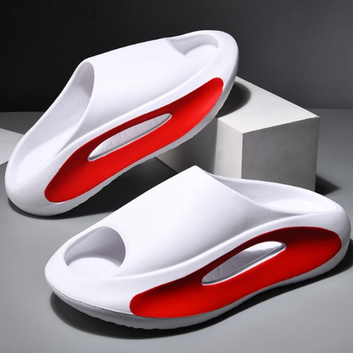 cc-2023-sport-sneaker-slippers-for-men-thick-bottom-platform-slides-soft-eva-hollow-sandals-beach-shoes