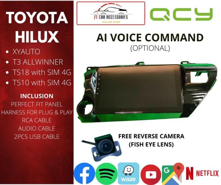 TOYOTA HILUX QCY ANDROID HEAD UNIT | Lazada PH