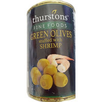 Thurstons Green Olives Stuffed with Shrimp 300g (BBD 31/10/24)