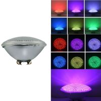 RGB PAR 56 LED Swimming Pool Light Bulb 25W PAR56 White 12V Spa Lamp IP68 Piscina Pool (RGB with Remote) Muliti Color Pond Light