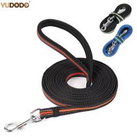 3M/5M/10M Pet Dog Chain Leash Products Accessories Nylon Anti-Skid Outdoor Training  Pet Lead Belt Soft Padded Handle Dog Leash Collars