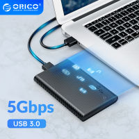 เคสฮาร์ดดิสก์ภายนอกอะแดปเตอร์ SATA เป็น USB 3.0ของ ORICO SSD HDD Enclosure เครื่องมือฟรี5Gbps (2521U3)