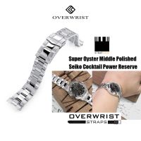 สายนาฬิการุ่น strapcode Super Oyster Middle Polished for Seiko Cocktail SRPB41, SSA343, SSA345, SSA361 และ Seiko Chronograph SBTR021