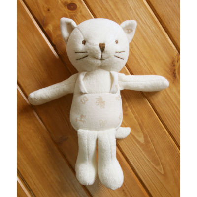 John N Tree Organic - Baby First Doll (Lovely Kitty) - ตุ๊กตาคิตตี้ ตุ๊กตาเเมว ตุ๊กตาออร์เเกนิคเเท้100% จาก เกาหลี