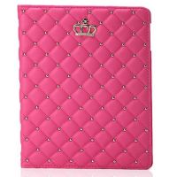 เคสสำหรับไอแพดขาตั้งหนังแบบนิ่มสำหรับกรอบแท็บเล็ต8 Apple 10.2 Crown Ipad Mini 2 3 4 Diamond