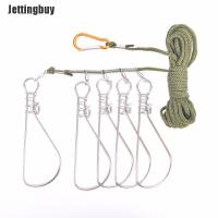 [Jettingbuy] Fishing Lock Buckle fishing Snaps Chain Stringer With Float Live Fish Lock Belt