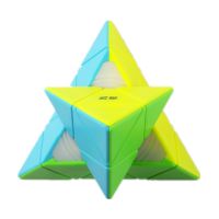 QIYI Qiming S2 Pyramid 3x3x3 Magic Cube Professional Cubo Magico Puzzle Toy For Children Kids Gift Toy Childrens Puzzle Gift Brain Teasers