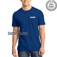 Kaos Pria Baju Tshirt Otomotif Scania - Navy, L