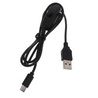 สายไฟสำหรับ RaspberryPi 4B Power Supply, USB Type C To USB A Extension Cable พร้อมปุ่มเปิด/ปิด,สีดำ