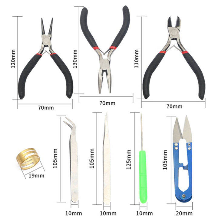 8ชิ้น-set-tang-คีมขนาดเล็กคีมตัดลวดที่สมบูรณ์สะดวก-set-tang-สำหรับการซ่อมเครื่องประดับ
