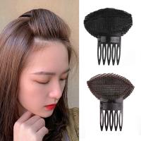 1/2pcs Puff Hair Head Cushion Invisible Volume Hair Base Fluffy Hair Pad Sponge Clip Bun DIY Hair Styling Tool for Women Girl Adhesives Tape