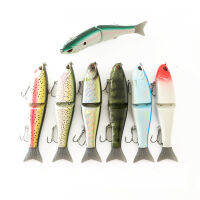 New Arrival 17.8cm 64.5g 2 Section Glide Bait Lure With Soft Tail Hard Wobbler Rattle Slide Swimbait Fishing Bait