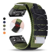 Sport Nylon Loop Strap for Garmin Fenix 7 6X 6S 6 Pro 5X 5 5S 3HR Bracelet for Garmin Band 22mm 26mm Belt Watchband Accessories