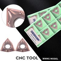 WNMG080404-MA LF6118 WNMG080408-MA LF6118 คาร์ไบด์ CNC กลึงเม็ดมีดตกแต่งเครื่องมือกลึงภายนอกใบมีดความแข็งแรงสูง