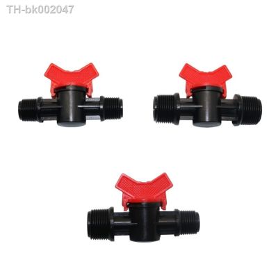 ℗ 1/2 3/4 Male thread Valve Coupling Pipe Irrigation Water Hose Switch PVC Pipe Valve Gardening Tools and Equipment 2 Pcs