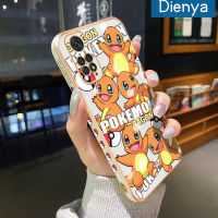 เคส Dienya สำหรับ Xiaomi Redmi Note 11 Pro 5G Note 11e Pro ใหม่เคสการ์ตูน Pokemon พื้นผิวขอบสี่เหลี่ยมเคลือบซิลิก้าเจลนิ่มกันกระแทกเคสมือถือรวมเลนส์กล้องถ่ายรูปฝาครอบป้องกัน