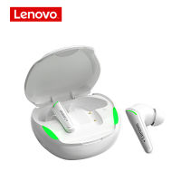 Lenovo หูฟังบลูทูธไร้สายชุดหูฟังที่รองรับไฟ Led หูฟังเล่นเกมหูฟังชนิด C อินเตอร์เฟสการชาร์จ