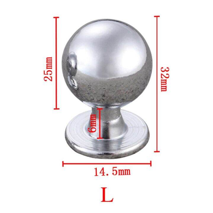 Myhomera Knob Solid Metal Cupboard Pullers Drawer Knobs Wardrobe Handle Kitchen Door