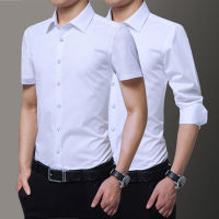 All Seasons Men S Slim Fit Non Ironing Business Dress Shirt Luxury nd Formal Long Short Sleeve Shirts For Men Blouse