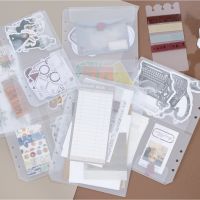 [NEW EXPRESS]♣☎ A5/A6 Clear PVC Information Pack 6 Hole Notebook Planner Acessories