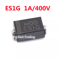 ไดโอดกู้คืนเร็ว20ชิ้น ES1G SMA (DO-214AC) 1A/400V SMD