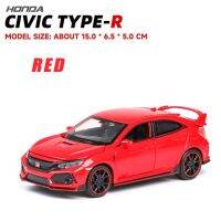 1:32โมเดลรถอัลลอยเหล็กหล่อขนาดเล็กประเภทรถเก๋งฮอนด้า Civic-R Jdm รถโลหะ Children39สะสม; S ของเล่นเด็กผู้ชาย