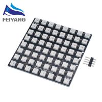 5050 8X8 LED RGB LED 64 1ชิ้น WS2812เมทริกซ์ไฟฟ้า