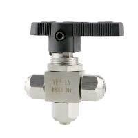 Qucik Twist Fit 6 8 10 12mm OD PU Tube Air Hose Tee 3 Ways L Port Ball Valve 304 Stainless Stel Water Gas Fuel Oil 915 PSI