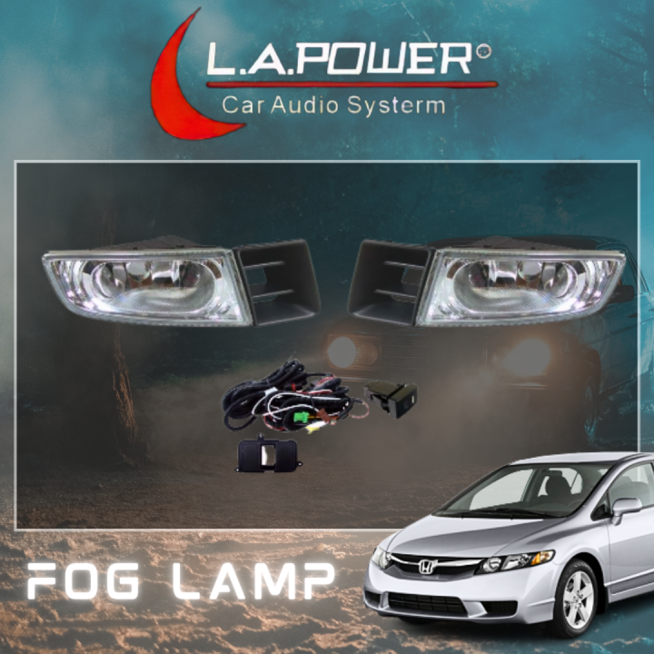 HONDA CIVIC FD 20062008 FOG LAMP FOG LIGHT FULL SET Lazada