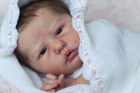 NPK 19inch Reborn Doll Kit Ellie-Sue Newborn Baby Size Popular Limited Edition Kit unfinished Doll Parts